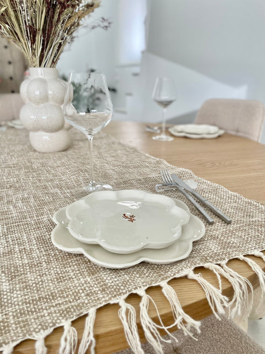 Assiette plat EPURE - Vendu en lot de 4