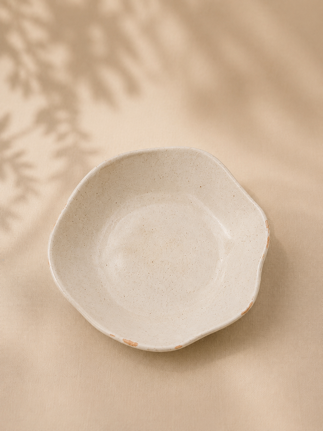 Coupelle moucheté beige