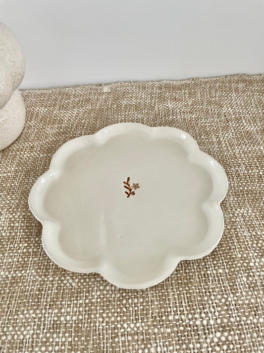 Assiette plat EPURE - Vendu en lot de 4
